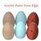 Kitcheniva 10 Pcs Unfinished Wooden Egg Paintable Kids Toy Easter Decor DIY